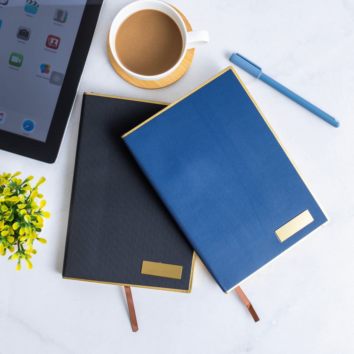 Softbound Notebook with Golden Edges