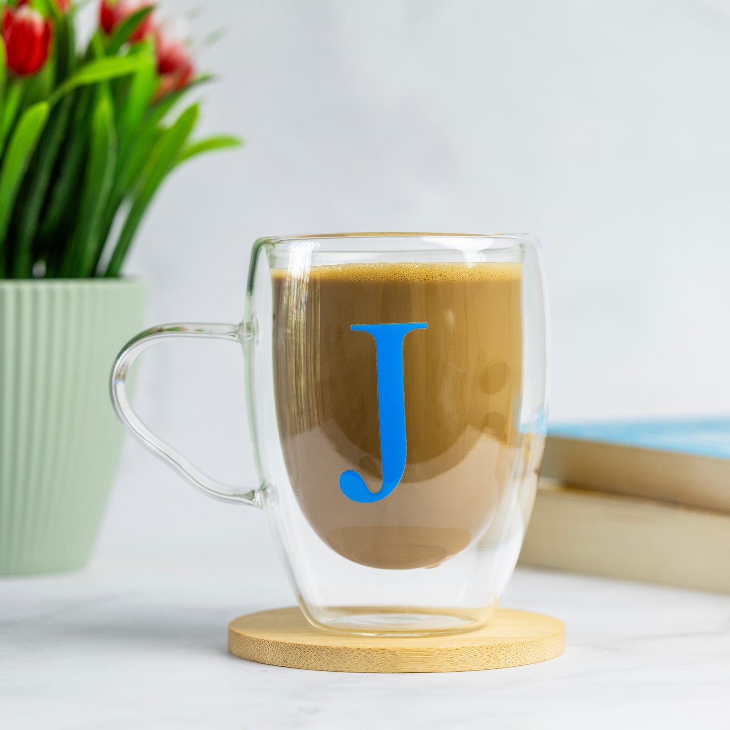 Personalised Long Glass Cups
