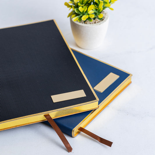 Softbound Notebook with Golden Edges