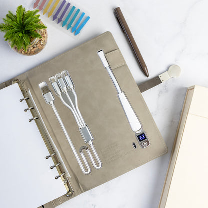 Personalised Powerbank Diary with pen