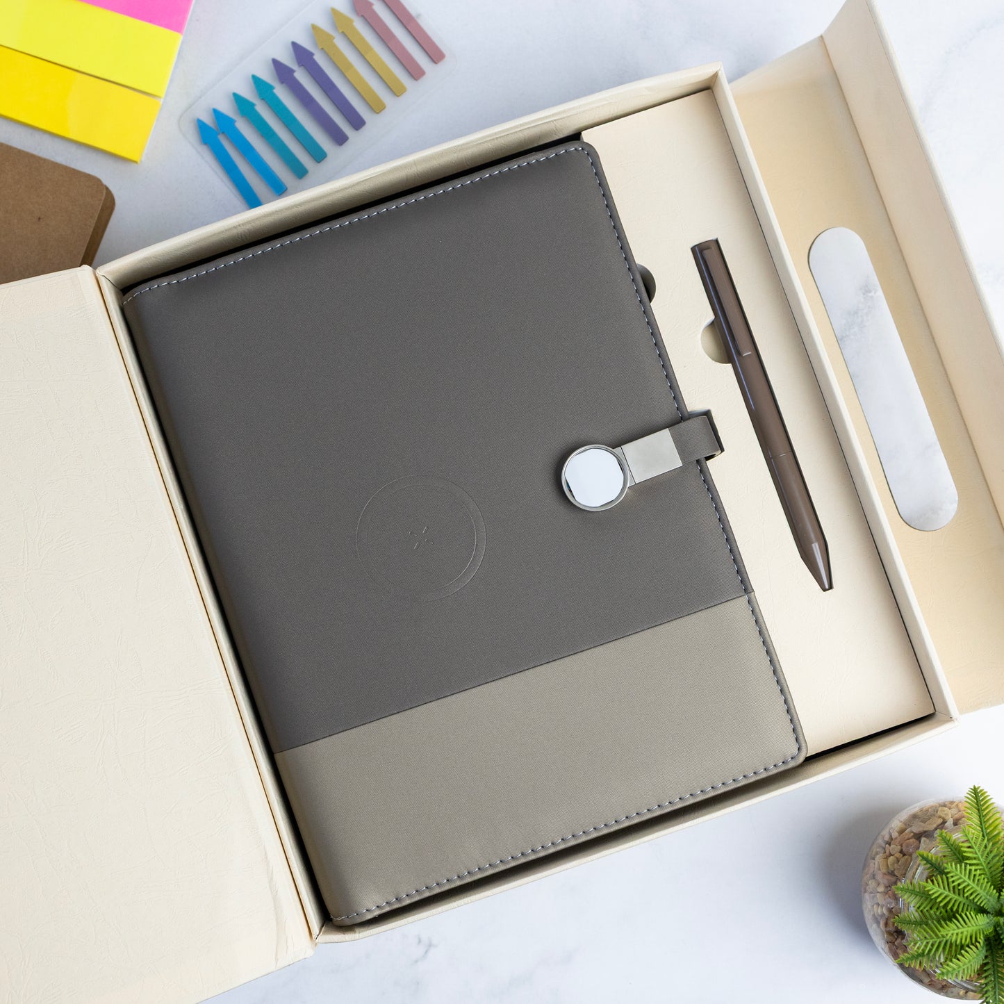 Personalised Powerbank Diary with pen