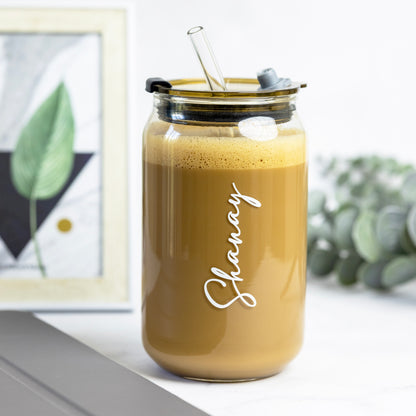 Personalized Glass Tumbler