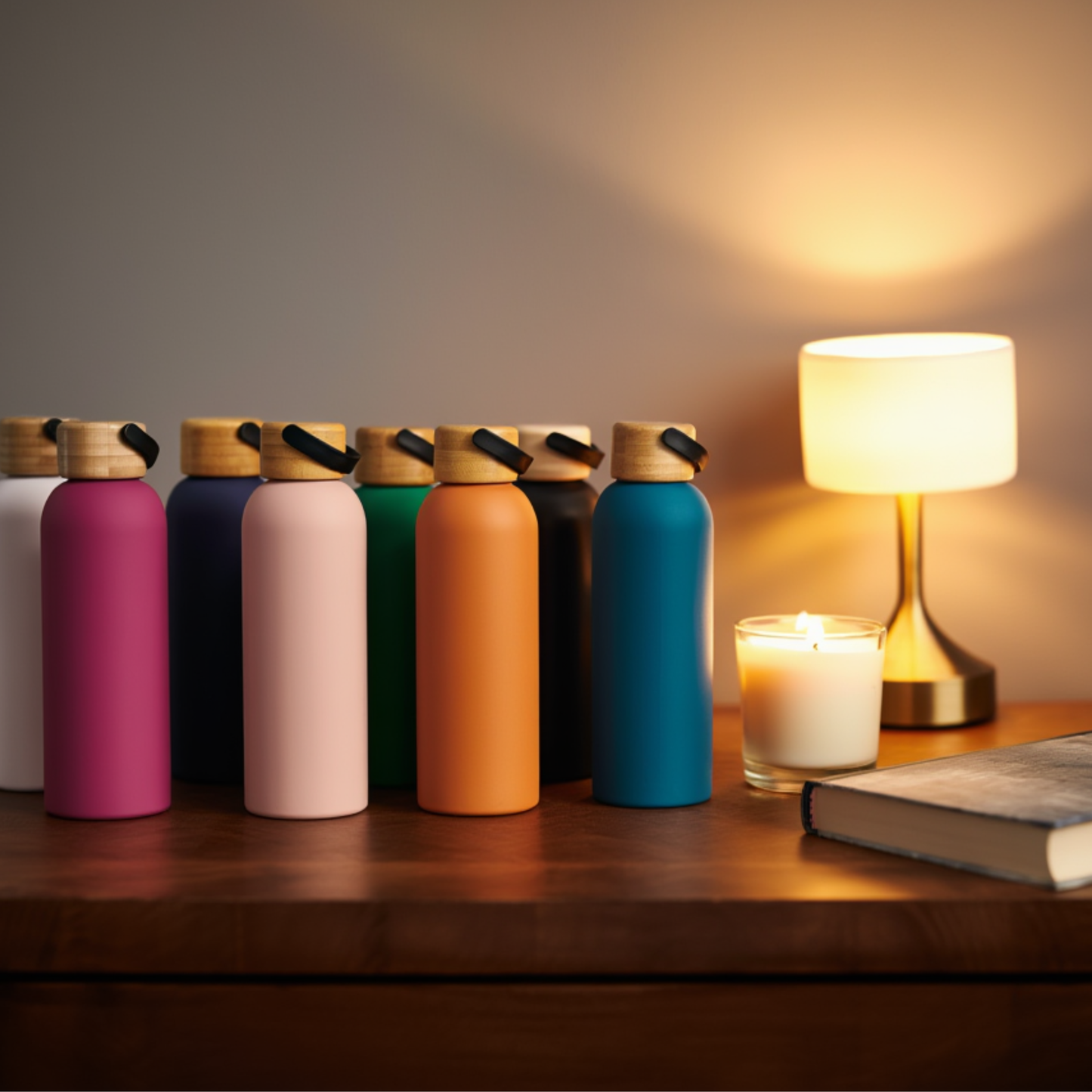 Personalised Wooden Cap Bottles