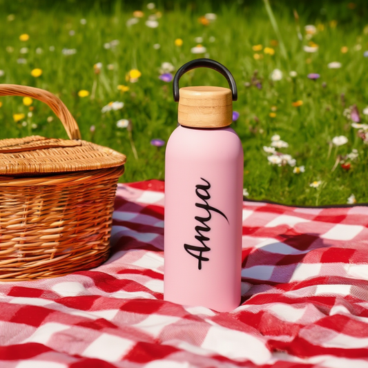 Personalised Wooden Cap Bottles