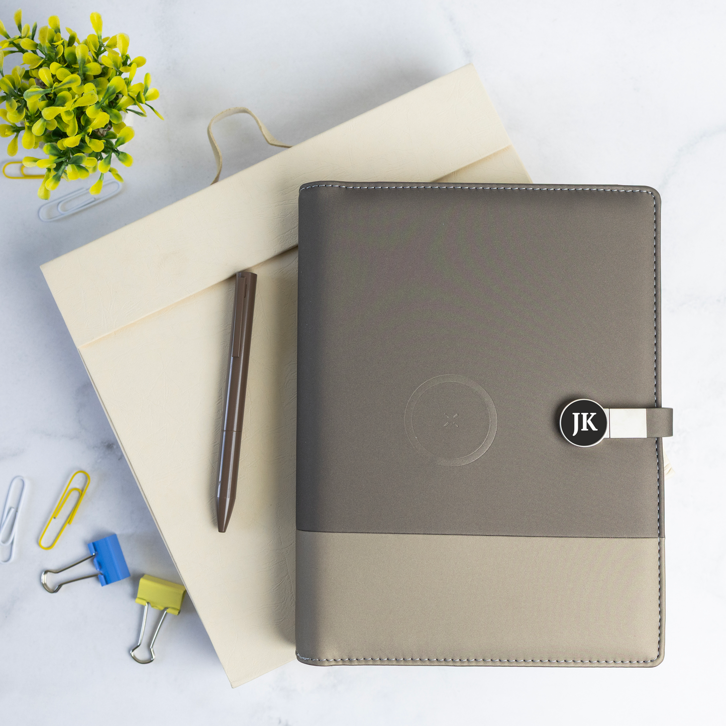 Personalised Powerbank Diary with pen